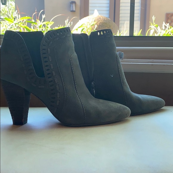 Vince Camuto Shoes - Vince Camuto Light Forest Green Ankle Boots